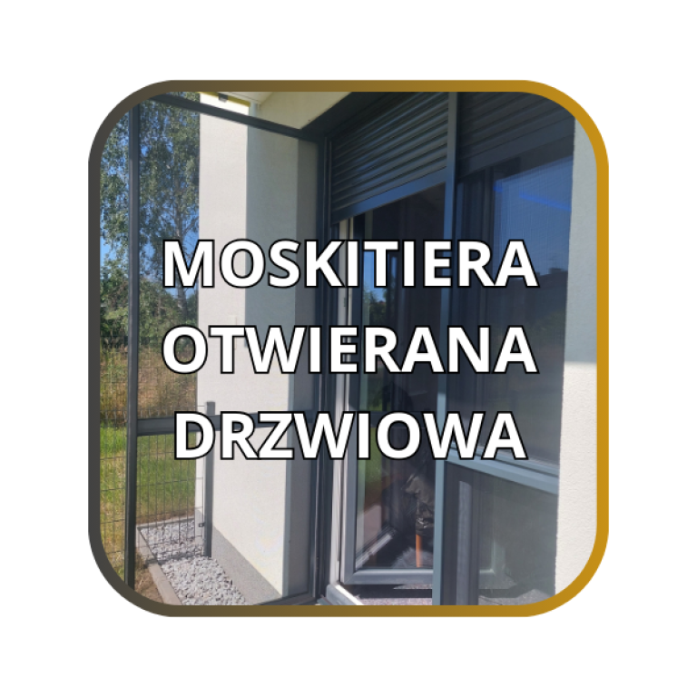 Moskitiera otwierana drzwiowa