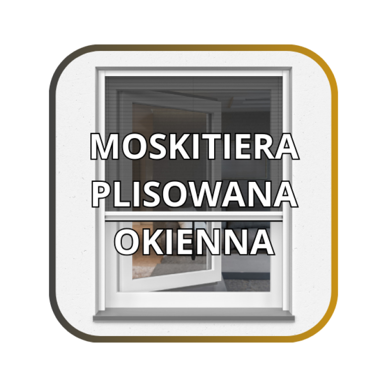 Moskitiera plisowana okienna